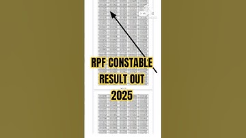 RPF Constable Result 2025 kaise Check kare | How to check RPF Constable Result | #rpf #rpfconstable