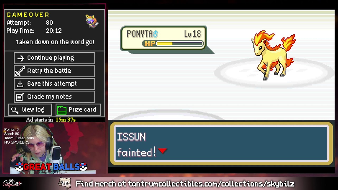 Kaizo Ironmon VS. Team Great Balls