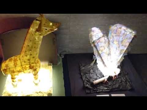 岐阜県美濃市の美濃和紙あかりアート館