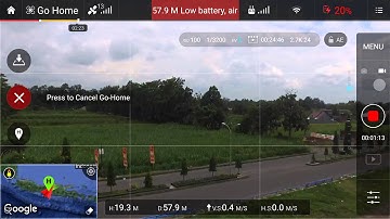 How the Low Battery RTH Work - on DJI Phantom 3