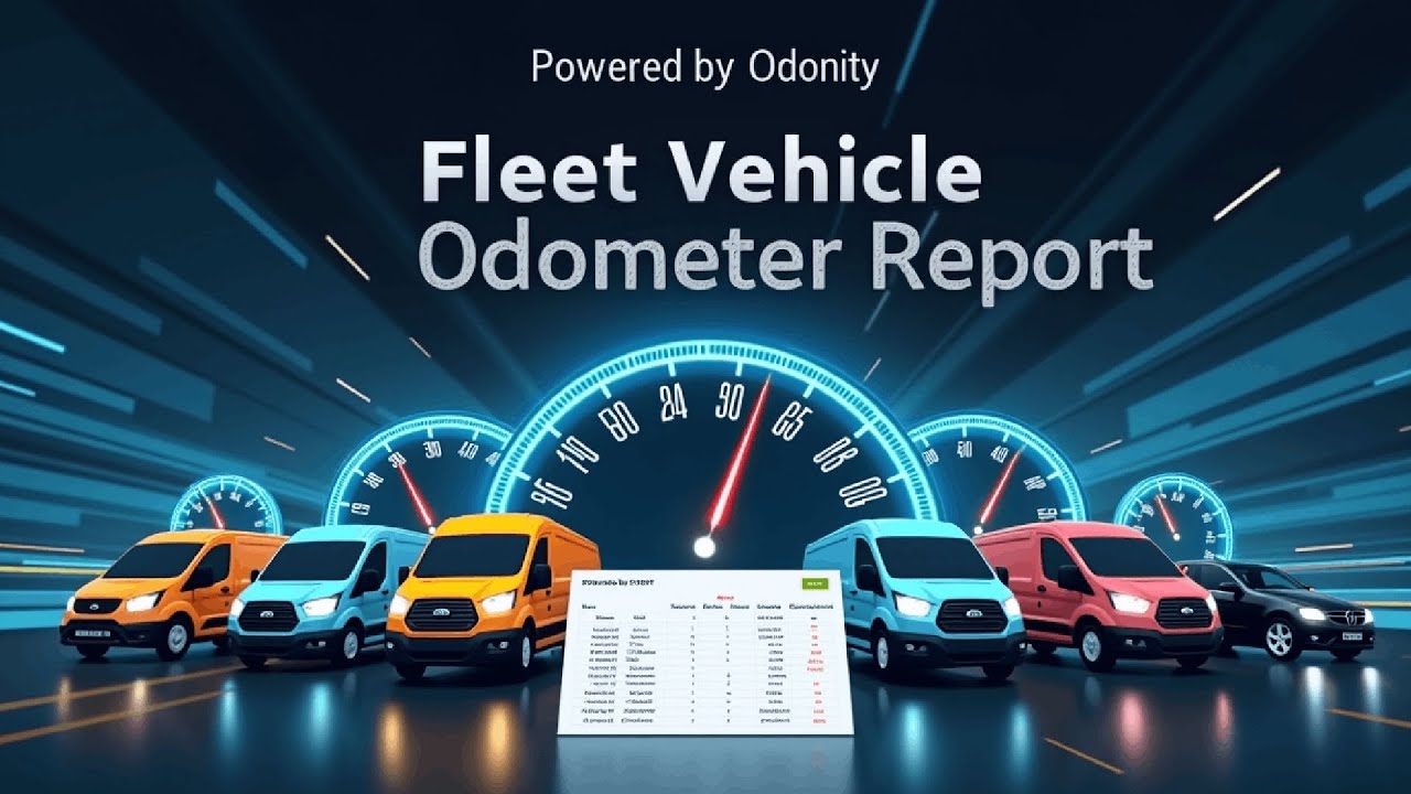 Fleet Vehicle Odometer Report in Odoo | Monthly KM Tracker by Vehicle ...