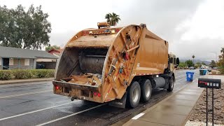 Bulk Trash 2020 (Part 4): City of Phoenix - 2015 27 yard CNG McNeilus Rear Loader Finishing Route