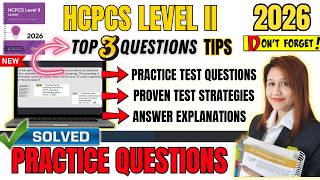 The Surprising HCPCS Level II Secrets You Need to Pass the CPC Exam | Practice Questions