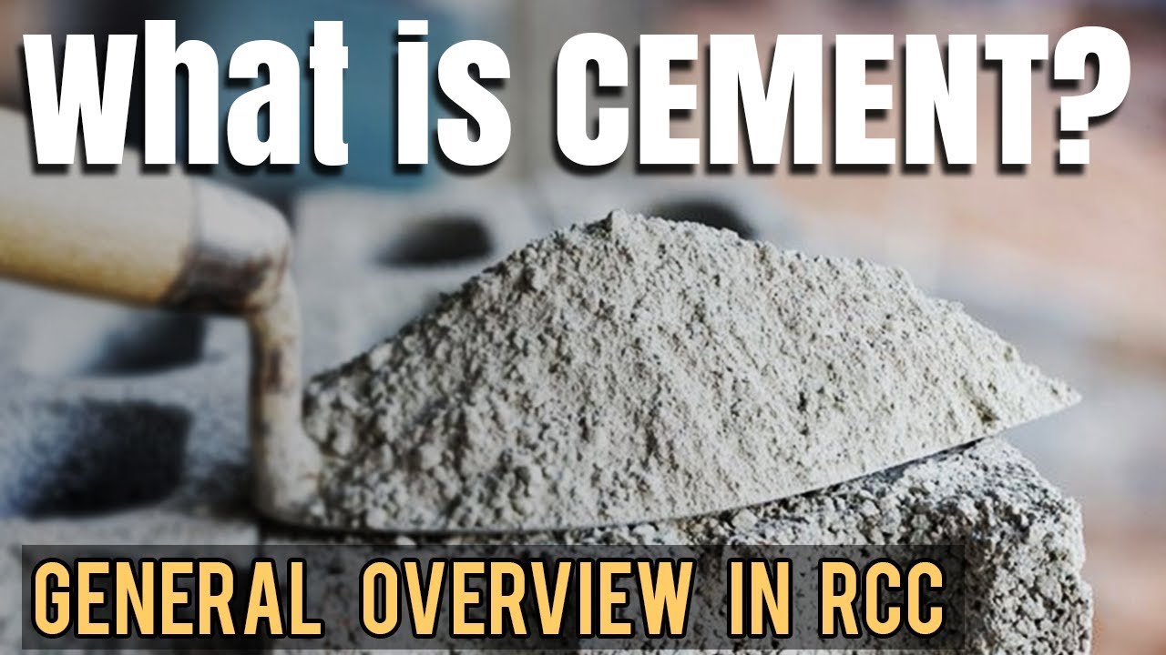 (Free PDF) What is Cement? General overview in RCC - YouTube
