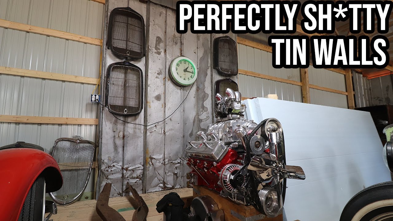 Recycling Old Barn Tin For The Walls In Our Upstairs Shop Addition