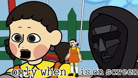 SQUID GAME BUT THE ROLES ARE REVERSED?! but only when robot doll is on screen