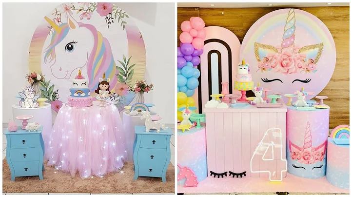 20 Top Unicorn Theme Birthday Decoration Ideas at Home || Best Unicorn Birthday Decoration Ideas