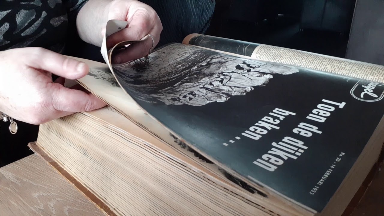 ASMR page turning old book part 2