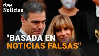 PEDRO SÁNCHEZ: La FISCALÍA pide ARCHIVAR la CAUSA ABIERTA contra su mujer, BEGOÑA GÓMEZ | RTVE