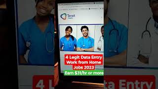 Act Fast 4 Legit Data Entry Work from Home Jobs 2023| $31/hr or moreshorts