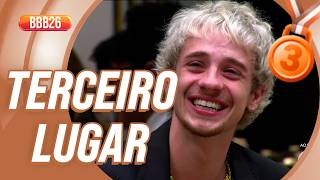 Juliano Floss wins THIRD PLACE on BBB 26 with 6.77% of the votes! 🥉 | BBB 26