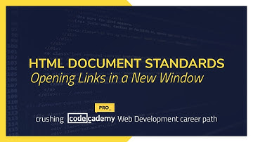 Crushing Codecademy PRO WEB DEVELOPMENT career path Challenge - Opening Links in a New Window