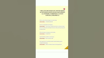 CDFA ENVIRONMENTAL MONITORING   INVESTIGATION EXAM  QUESTIONS   ANSWERS VERIFIED  LATEST  UPDATE  GR