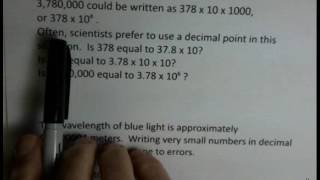 Powers of 10 Basics, Scientific Notation