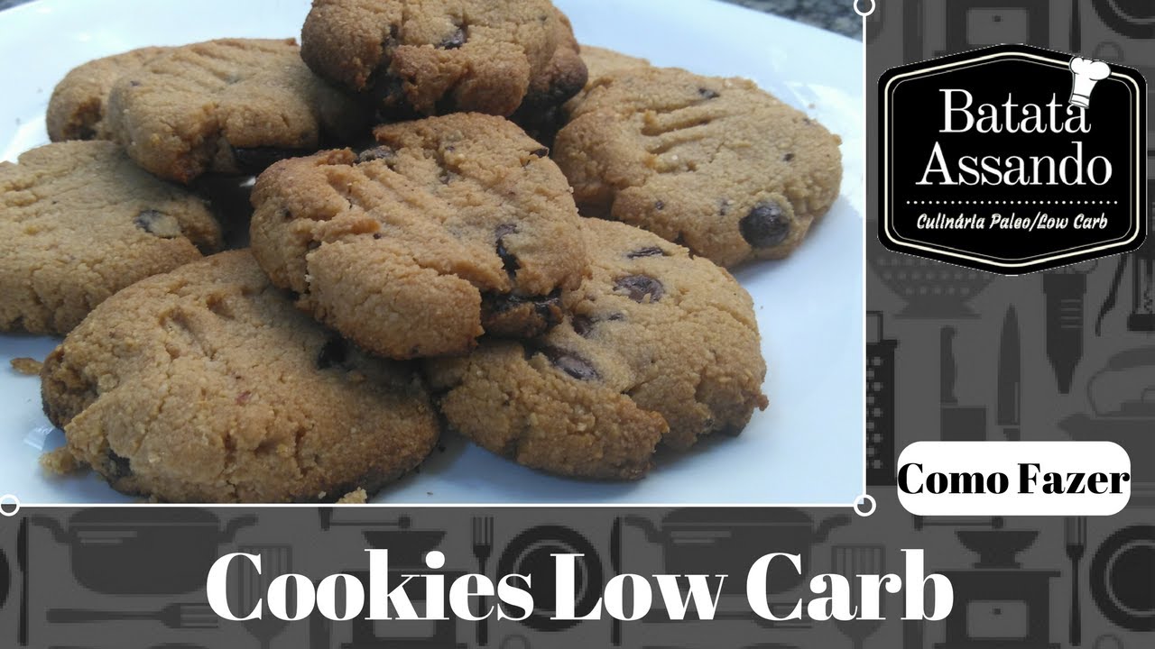 COMO FAZER COOKIES AMANTEIGADOS LOW CARB - RECEITA COM 3 INGREDIENTES!