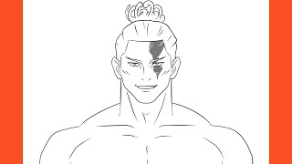 How To Draw Aoi Todo Jujutsu Kaisen