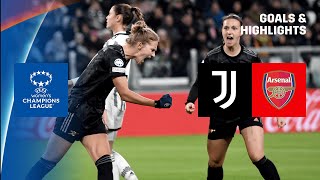 TIGHT AT THE TOP | Juventus vs. Arsenal Highlights (UEFA Women’s Champions League 2022-23)