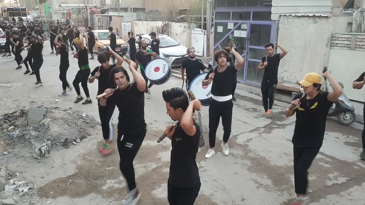 موكب اسد الكوفة في بغداد الكرخ التاسع من شهر محرم الحرام.