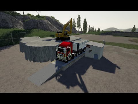 FarmingSimulator 19 modไทย EP104 วิ่งหินโรงโม่(แจกmodแมพขุดดิน)