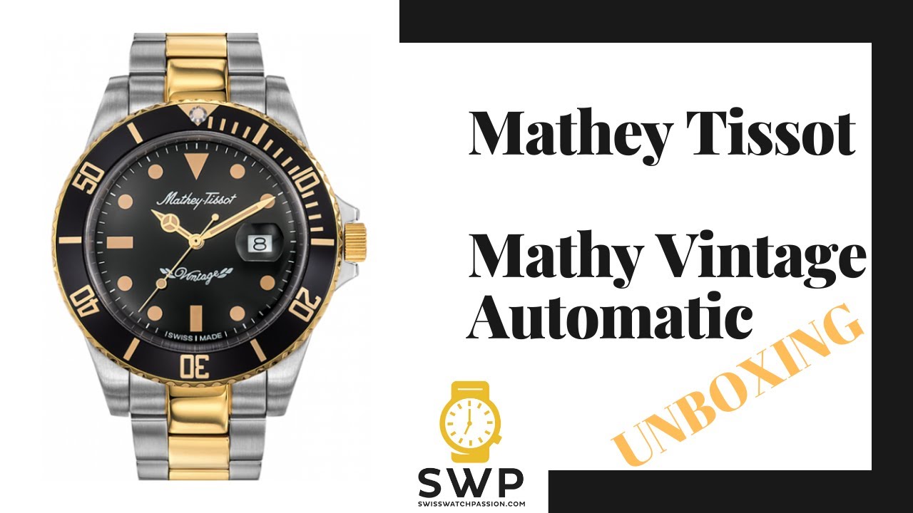 Mathey-Tissot Mathy Vintage Automatic 42 H901ATBN - Unboxing 