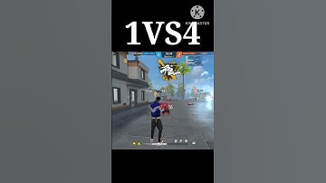 1v4 clutch free fire in csr||red number ump||1v4clutch