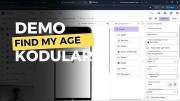 Find My Age | kodular | by harfi