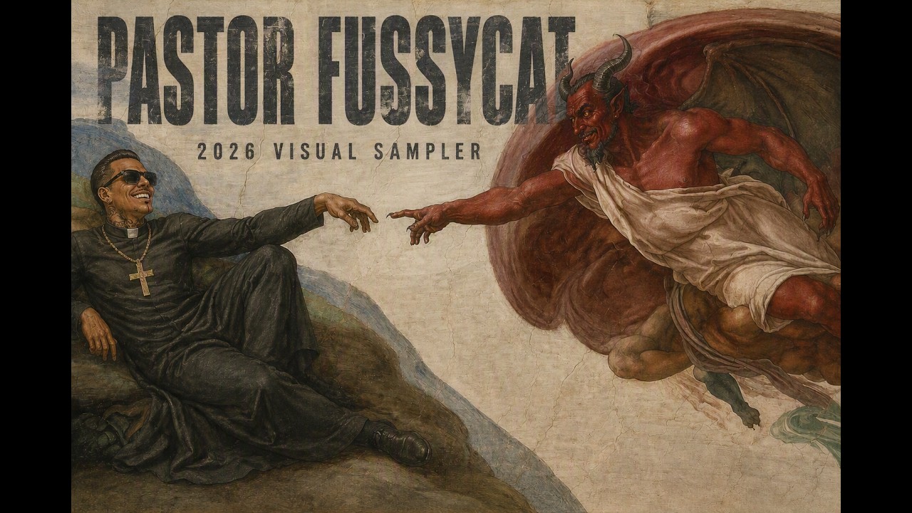 Pastor Fussycat's 45 minute Visual Sampler (Collection of Surreal Shorts for 2026)