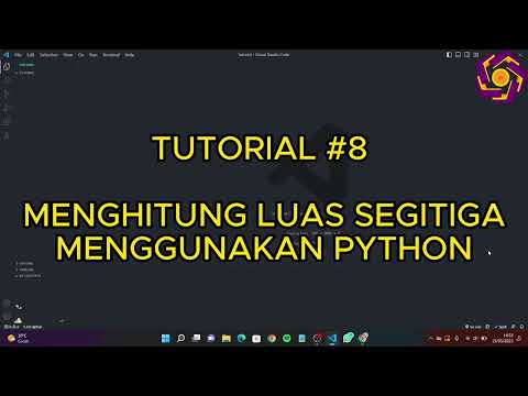 CARA MENGHITUNG LUAS SEGITIGA MENGGUNAKAN PYTHON - TUTORIAL PYTHON