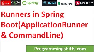 Runners in Spring Boot(Application Runner & Command Line) screenshot 1