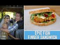 The Wedding Day Food we never tried - Epic Fish Finger Sandwich!