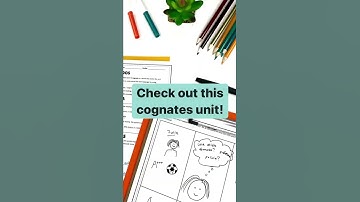 Spanish Cognate Lesson Plans Teaching Resources | Back to School in Spanish 1 with Novice Learners