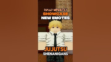JJS Emotes V1.67 (Jujutsu shenanigans) #jujutsushenanigans #roblox