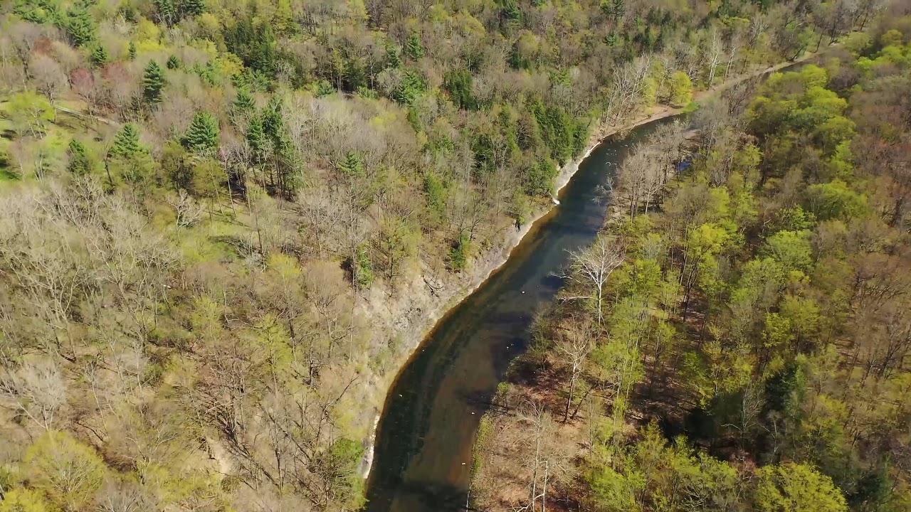 Aerial Drone Tour of Vacant Land in East Aurora, New York
