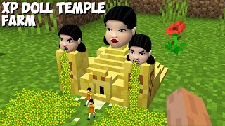 Realistic DOLL TEMPLE XP FARM IN ONE BLOCK in Minecraft! Super Small Doll Farm Temple - Movie by Cherry Home 2,512 views 2 years ago 8 minutes, 46 seconds