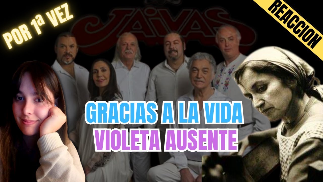 ESPAÑOLA REACCIONA POR PRIMERA VEZ a VIOLETA PARRA | LOS JAIVAS VIOLETA AUSENTE