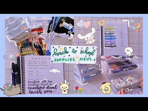BACK TO SCHOOL SUPPLIES HAUL|đồ dùng học tập cho năm học mới|back to school 2020|💌linh truong