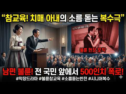 “치매인 줄 알았던 아내의 역습… 불륜·횡령 전부 공개된 그날 (연회장 초토화)”