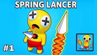 SPRING LANCER | Level 1 to 100 Full Gameplay | Spring Spear Game Walkthrough