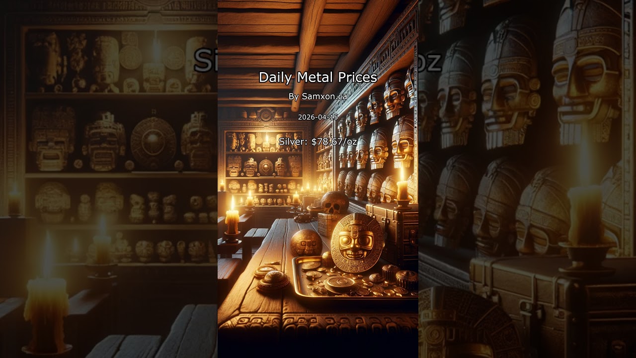 Your Daily Report For Gold, Silver and Platinum Prices by Samxon