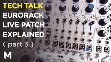 Eurorack live patch explained - part 3: Clock, Mixing and flexibility
