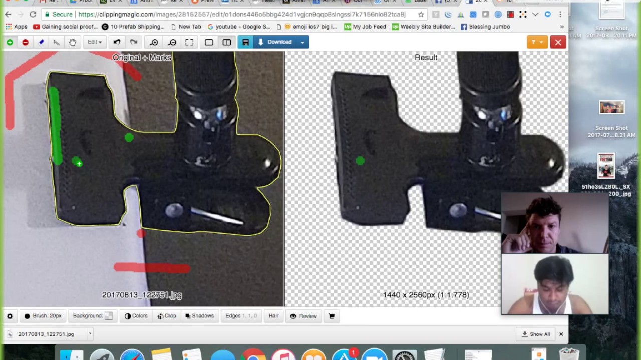 Clipping Magic Tutorial - Creating PNG images with transparent background.