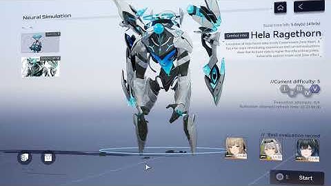 [Snowbreak: Containment Zone] Neural Simulation Hela Regethorn 12.5s (Katya Dawnwing)