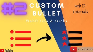 Custom Bullet | li tag | HTML | CSS tricks