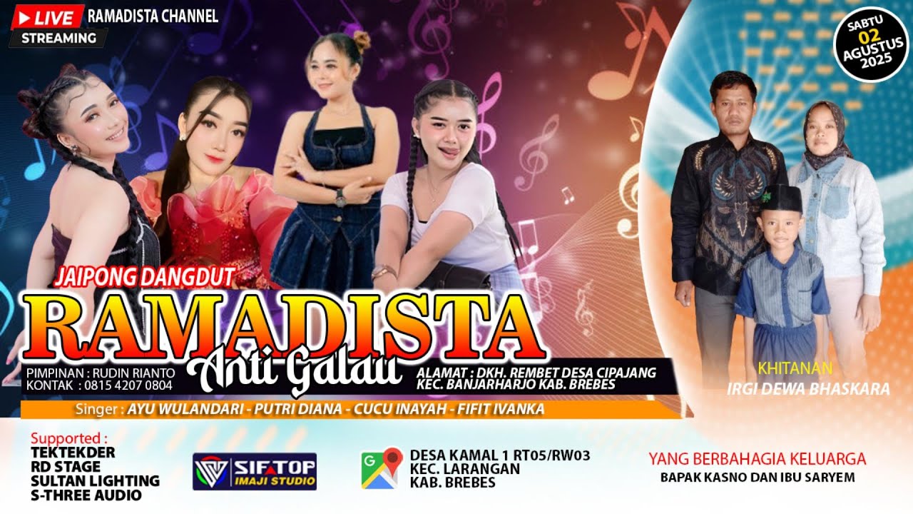 🔴LIVE RAMADISTA Anti Galau | SIANG | DESA KAMAL - LARANGAN - BREBES | 2 AGUSTUS 2025