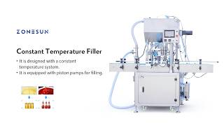 ZONESUN ZS-YTCT4P Automatic Constant Temperature Paste Filling Machine