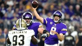 Sam Bradford vs Saints (MNF Week 1) - 346 Yards + 3 TDs! | 2017-18 NFL Highlights HD