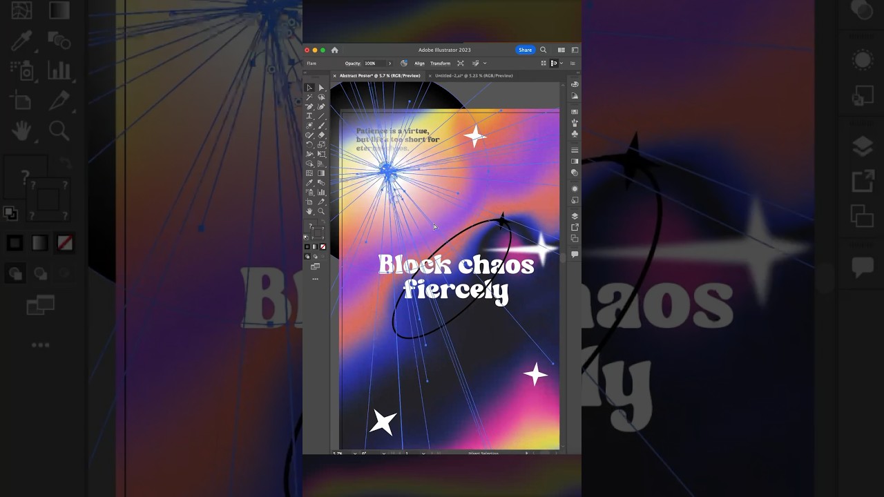 In the world of design, chaos is just another canvas. 🖼️✨