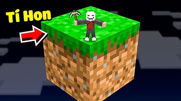 Minecraft nhưng Tôi Sống Trên 1 Block Khổng Lồ