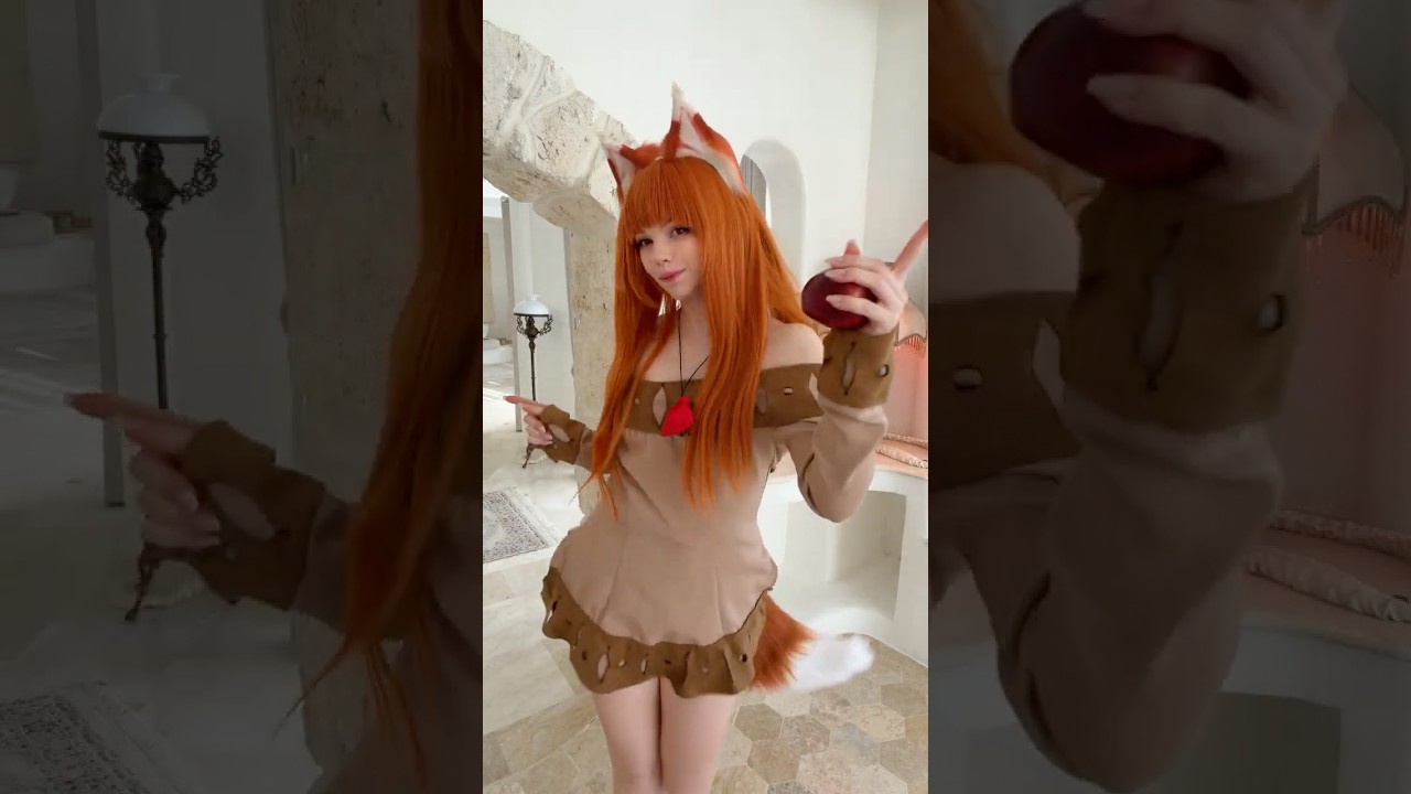 Big tail, big ears… that’s Holo #animecosplay #holo #cosplay