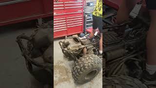 1995 suzuki quadrunner 250 straightpipe #suzuki#straghtpipe